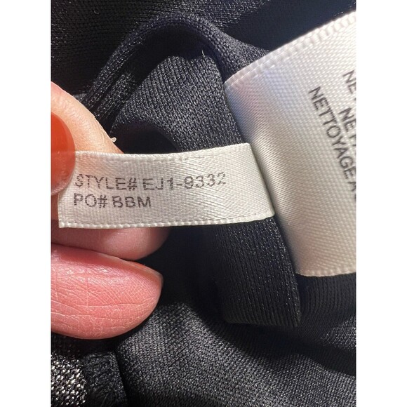 Eliza J Metallic Black Maxi Dress - Picture 15 of 16